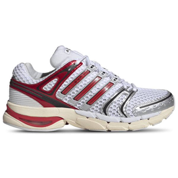 adidas Men's Adistar Control 5 Shoes, Size M9.5/W10.5, Medium/D - Ftwr White/Better Scarlet/Dash Grey