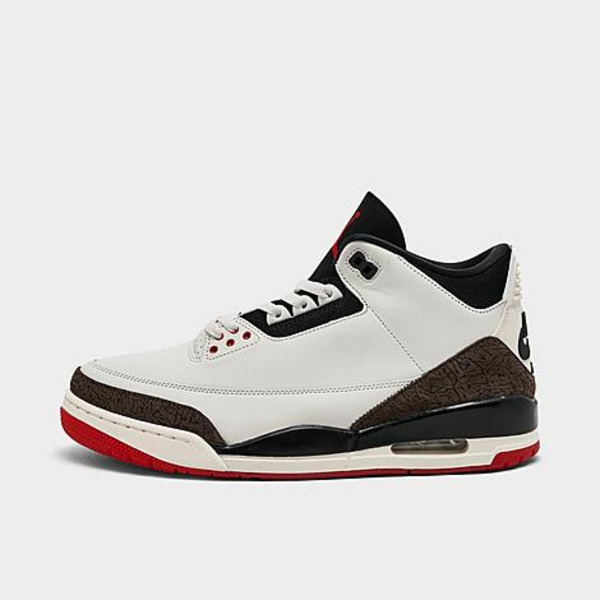 Nike Air Jordan 3 Retro 'Sail and University Red', Size 10.5