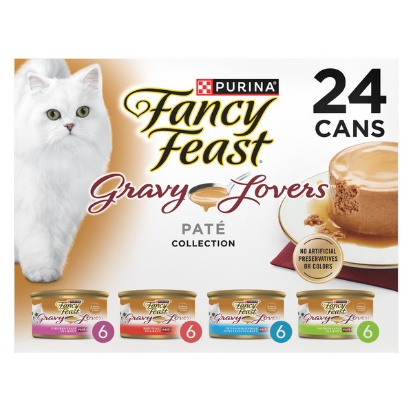 Fancy Feast Purina Fancy Feast Gravy Lovers Variety Pack Feast Pate in Wet Cat Food Gravy