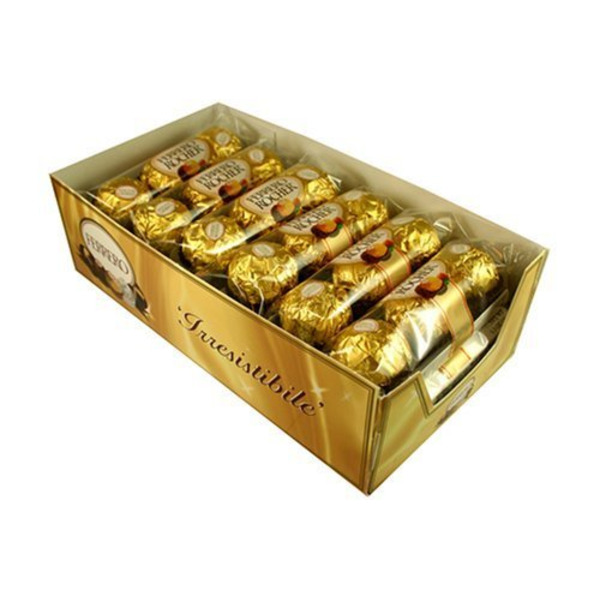 Ferrero Rocher - 3-Piece Chocolate - 12 ct