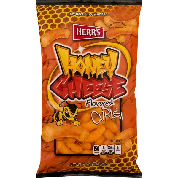 Herr's Cheese Curls, Gluten Free, Honey (7.5 oz) Instacart
