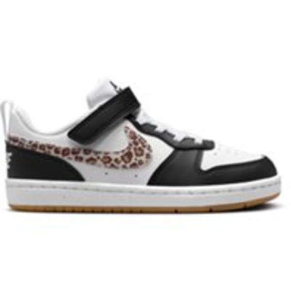 Nike Kids' Preschool Court Borough Low Recraft Shoes, Size 13.0K, Medium/B - Black/White/Brown