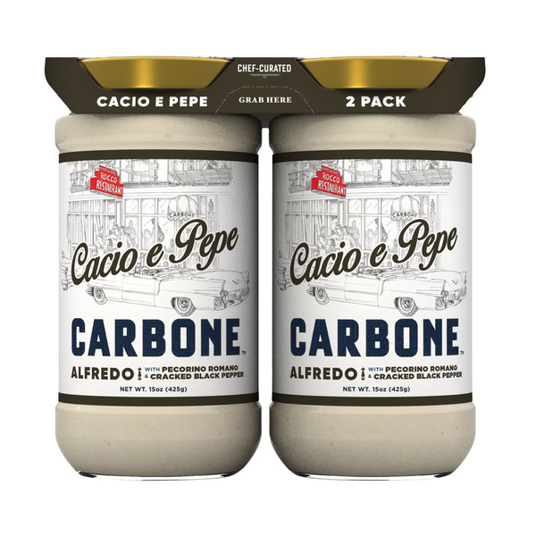 Carbone Cacio e Pepe Alfredo Sauce, 15 oz, 2-count