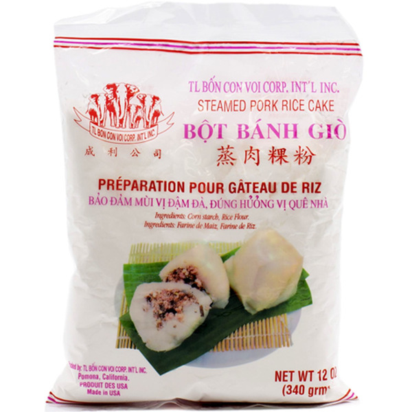 Tl Bon Con Voi Bot Banh Gio Steam Pork Rcf