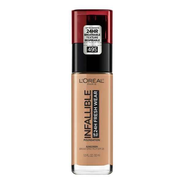 L'Oréal Paris Infallible Up to 32 Hour Fresh Wear Foundation - 495 Amber