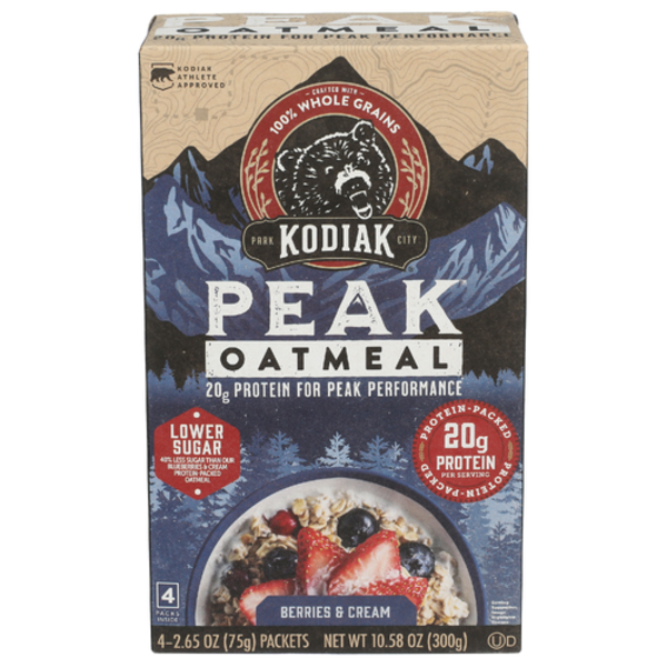 Kodiak Cakes Berries & Cream Peak Oatmeal 4 Pack