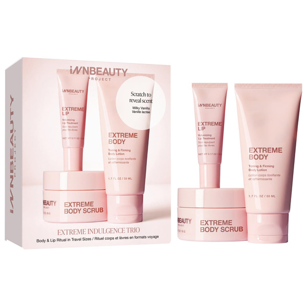 INNBEAUTY PROJECT Extreme Indulgence Holiday Exclusive Body & Lip Trio Set