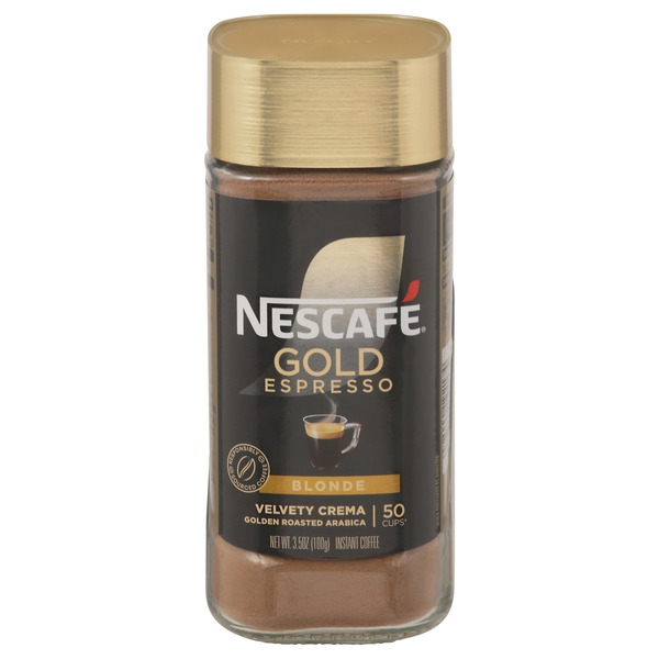 NESCAFÉ Coffee, Instant, Golden Roasted Arabica, Velvety Crema