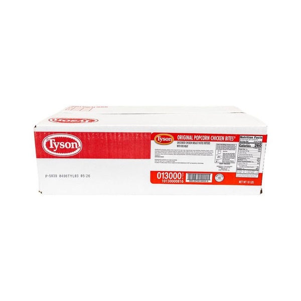 Tyson - Uncooked, Homestyle Pepper Chicken Bites- 10 lbs