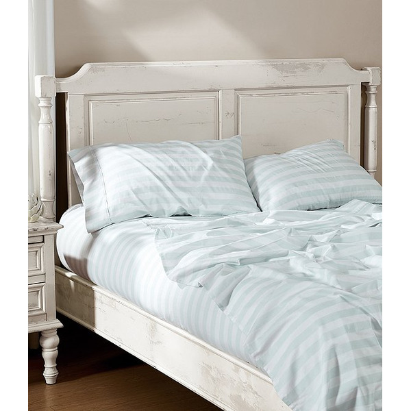 Shabby Chic Signature by Shabby Chic 400-Thread Count Cabana Stripe Printed Cotton Sheet Set