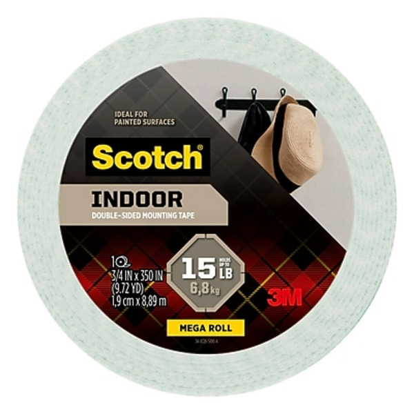 Scotch 3/4" White Double Sided Indoor Mounting Tape