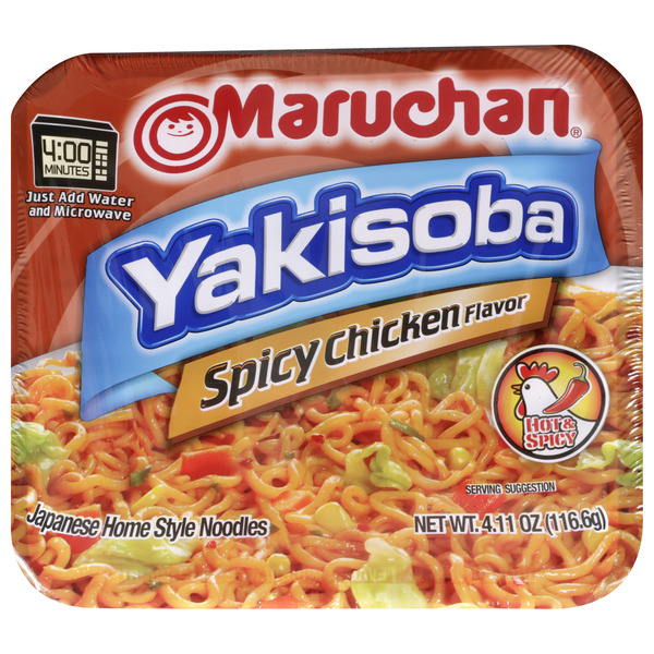Maruchan Fire Yakisoba Noodles, Spicy Chicken Flavor, 4.11 oz Same