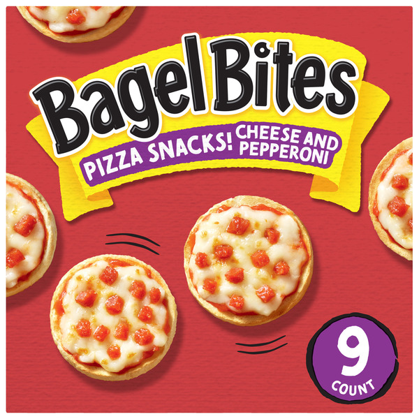 Bagel Bites Cheese & Pepperoni Mini Pizza Bagel Frozen Food Snacks