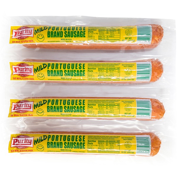 purity hawaiian portuguese sausage