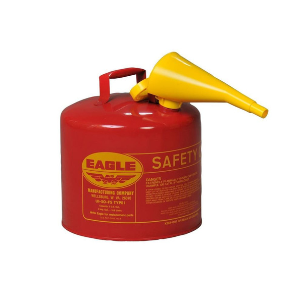 Eagle Home Products 5-Gallon Metal Gasoline Can