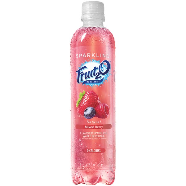 Fruit 2 O Natural Mixed Berry Sparkling Water Beverage (17 fl oz