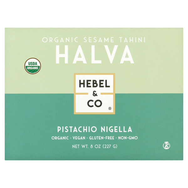 Hebel & Co Pistachio Nigella Organic Sesame Tahini Halva