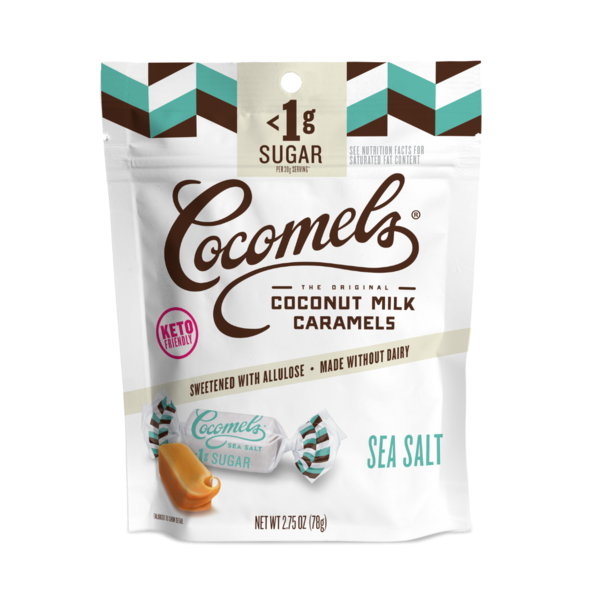 Cocomels Sea Salt Coconut Milk Caramels, Less Than 1G Sugar Same