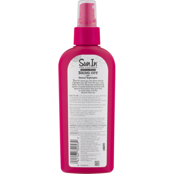 Sun In Hair Lightener Tropical Breeze 4 7 Fl Oz Instacart