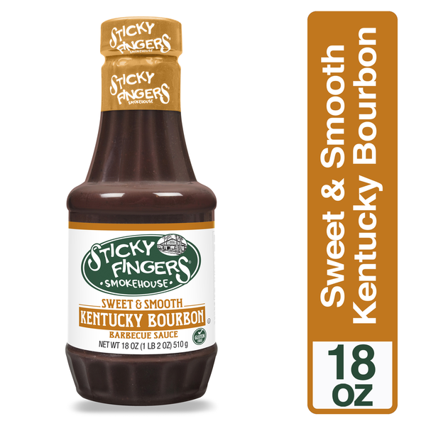 Sticky Fingers Barbecue Sauce, Kentucky Bourbon, Sweet Smooth