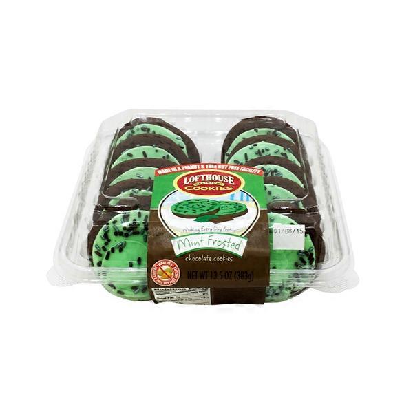 Lofthouse Mint Frosted Chocolate Cookies (13.5 oz) Instacart