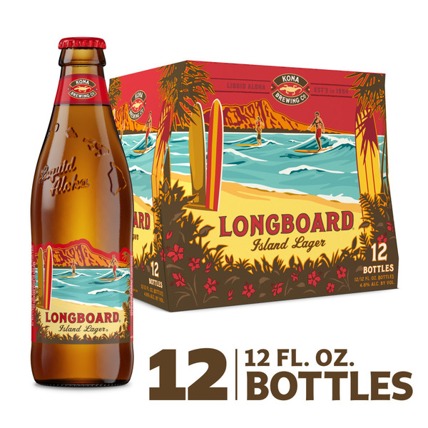 Kona Brewing LONGBOARD  Lager サイン Kona Brewing LONGBOARD Lager サイン Kona Brewing LONGBOARD Island