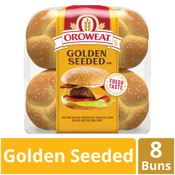 Arnold Golden Seeded Hamburger Rolls