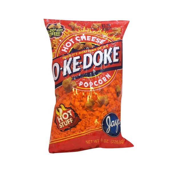 O Ke Doke Popcorn, Hot Cheese Flavored from Tony's Fresh Market Instacart