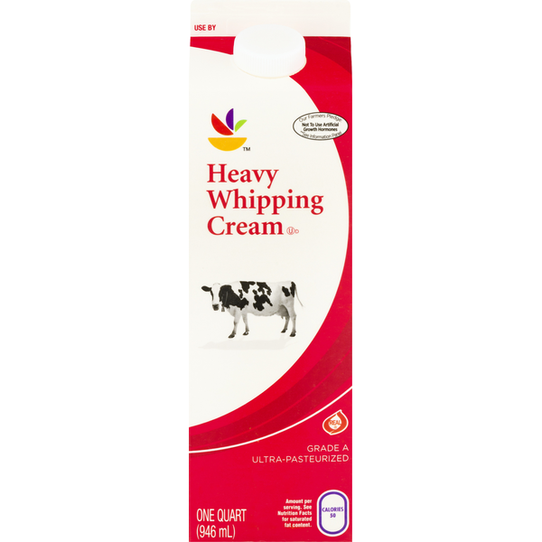 SB Whipping Cream, Heavy, UltraPasteurized (1 qt) Instacart