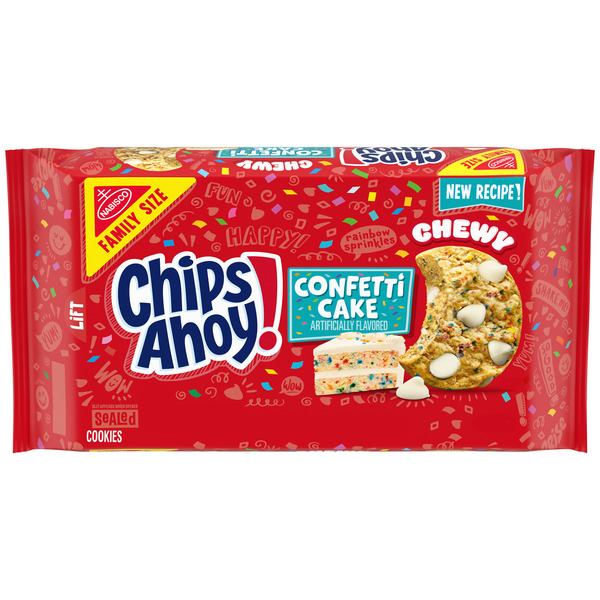 CHIPS AHOY! Chewy Confetti Cake Cookies With Rainbow Sprinkles