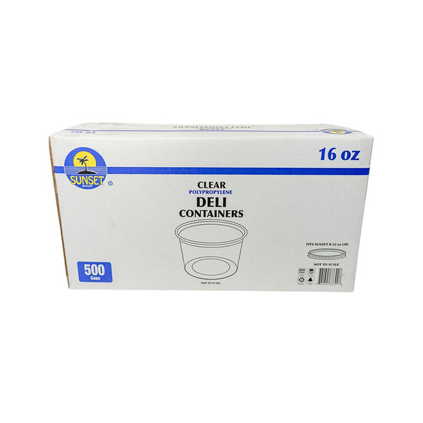 Deli Container PP 16z 500ct