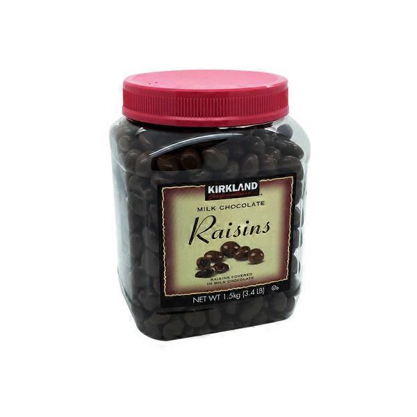 Kirkland Signature Milk Chocolate Covered Raisins (3.4 lb) from Costco