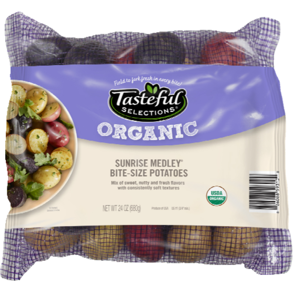 Liaoリスト1-7週　potato pales maiyapen付　お得セット Tasteful Selection Organic Sunrise Medley Bite-Size Potatoes 1.5lb