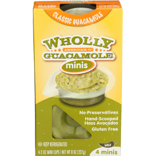 Wholly Classic Guacamole Minis 4 Pack Same-Day Delivery or Pickup