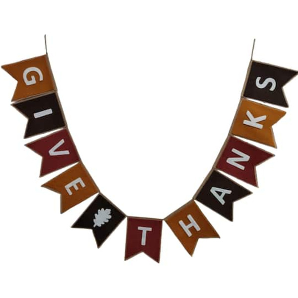 Ashland Give Thanks Pennant Garland