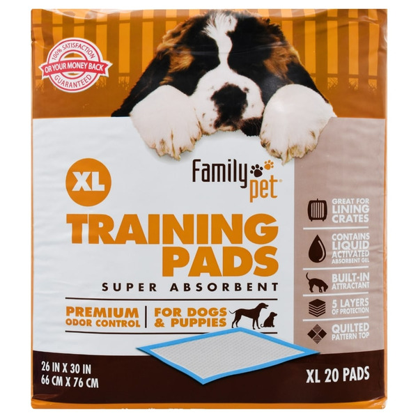 ANIMOOOS Puppy Training Pads - 50 Count Large 24x24 Inch Anti-Slip Absorbent Dog Pee Pads