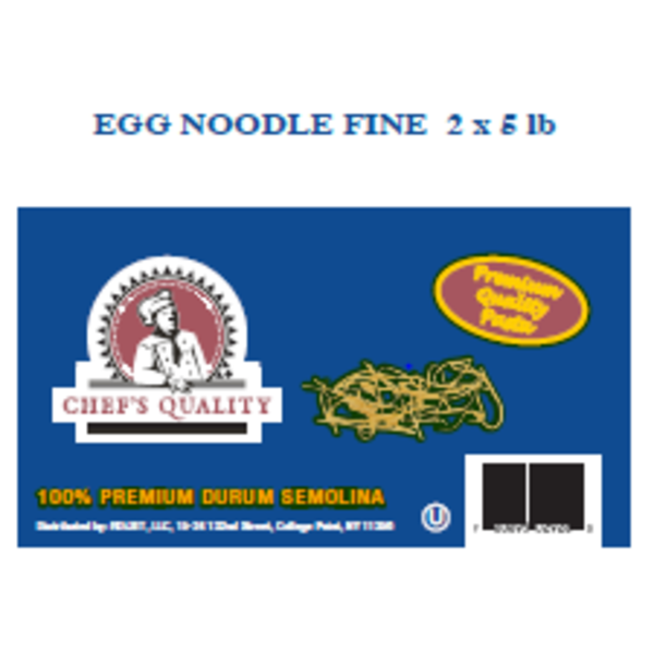 Chef's Quality - Fine Egg Noodles - 10 lbs