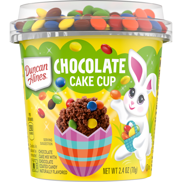 Duncan Hines Cake Cup, Chocolate (2.4 oz) Instacart
