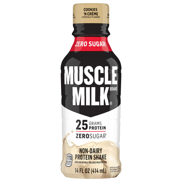MUSCLE MILK Protein Shake, Zero Sugar, Non-Dairy Same-Day Delivery