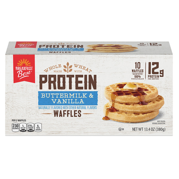 Breakfast Best Buttermilk & Vanilla Protein Waffles