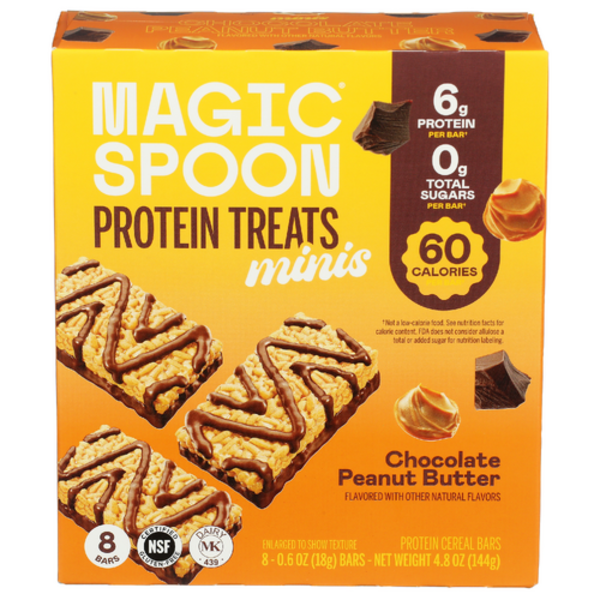 Magic Spoon Chocolate Peanut Butter Mini Cereal Bars 8 Pack
