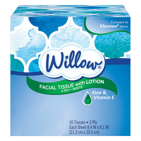 Willow Facial Tissue with Lotion - 60 ct Same-Day Delivery or Pickup | ALDI