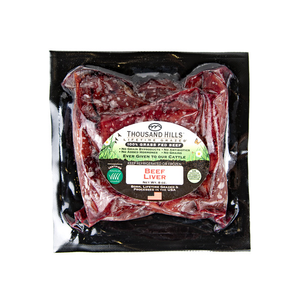 Thousand Hills Lifetime Grazed Grass Fed Beef Liver Same-Day