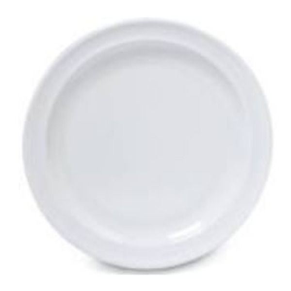 Qualite - 7.25" White Melamine Plates - 6pk