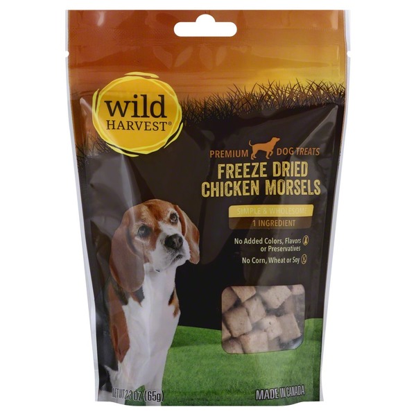 Wild Harvest Dog Treats, Premium, Freeze Dried Chicken Morsels (2.3 oz