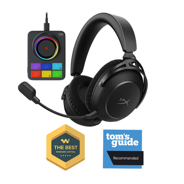 HyperX Cloud Alpha 2 Wireless Gaming Headset for PC, PS5, PS4, Nintendo Switch, Mac, Mobile & Bluetooth - Black