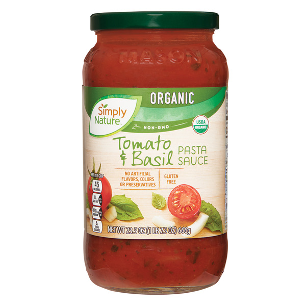 Simply Nature Organic Tomato Basil Pasta Sauce
