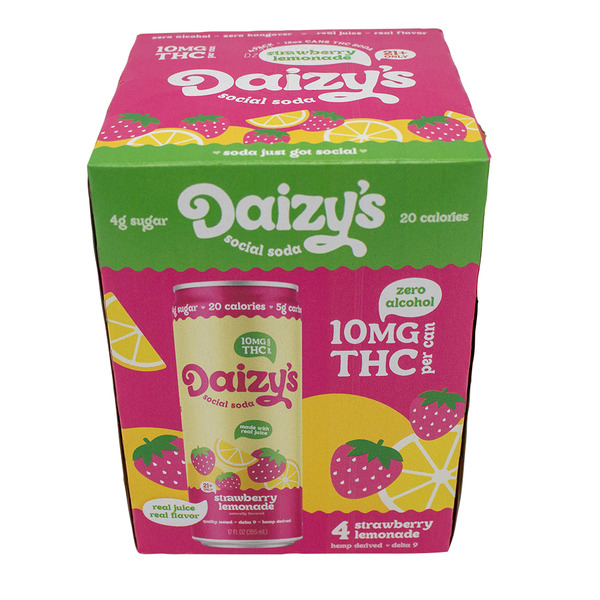 Daizy's Strawberry Lemonade Social Soda Same-Day Delivery or