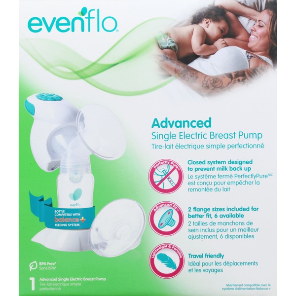 evenflo single electric breast pump