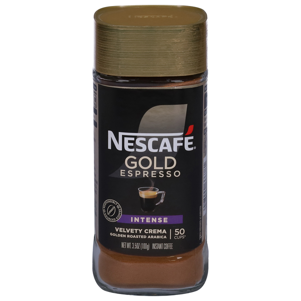 NESCAFÉ Coffee, Instant, Golden Roasted Arabica, Velvety Crema